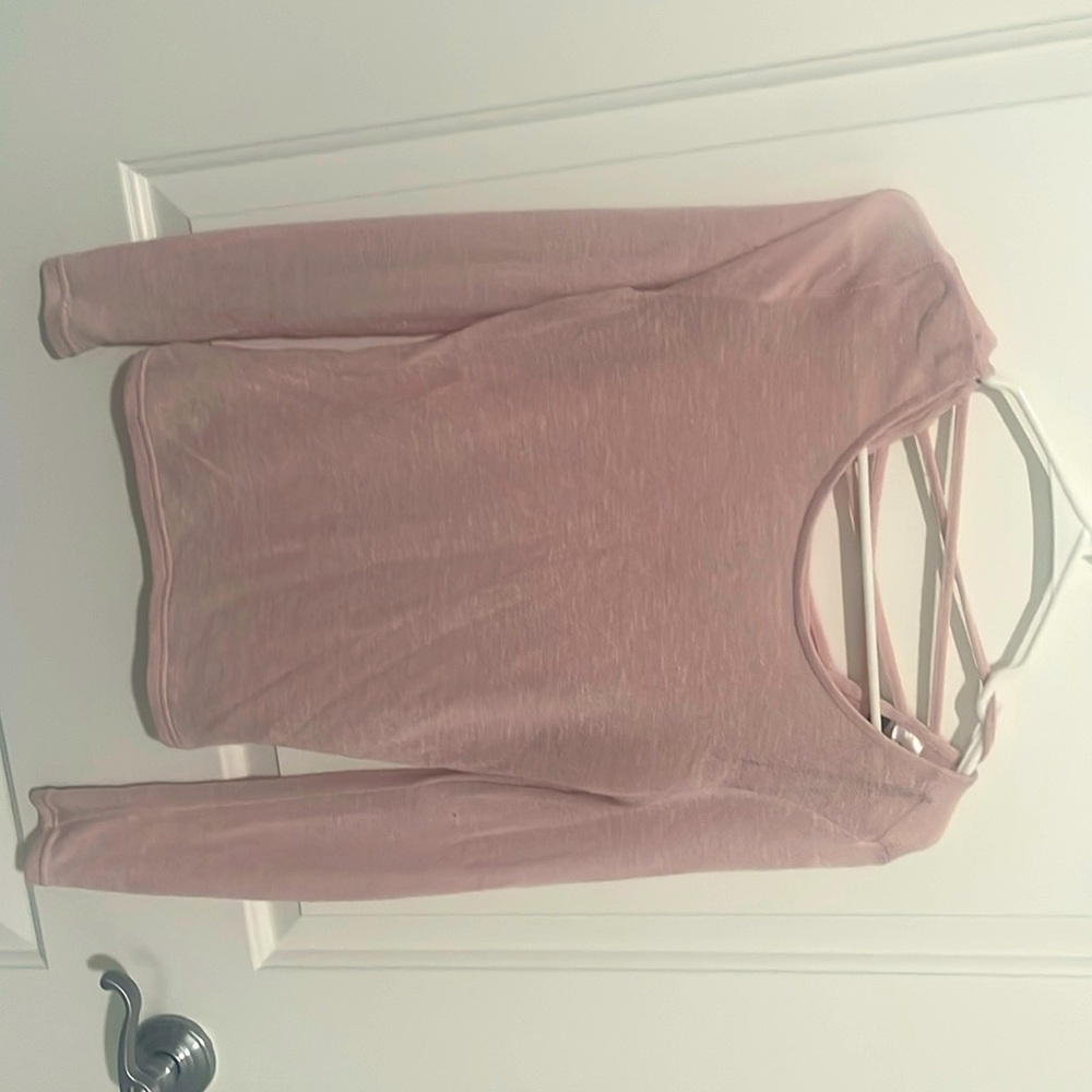 Rosy Pink Long Sleeve Top